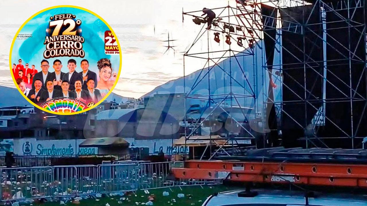 Municipalidad de Cerro Colorado podría ser investigada por falta de permisos para espectáculo masivo
