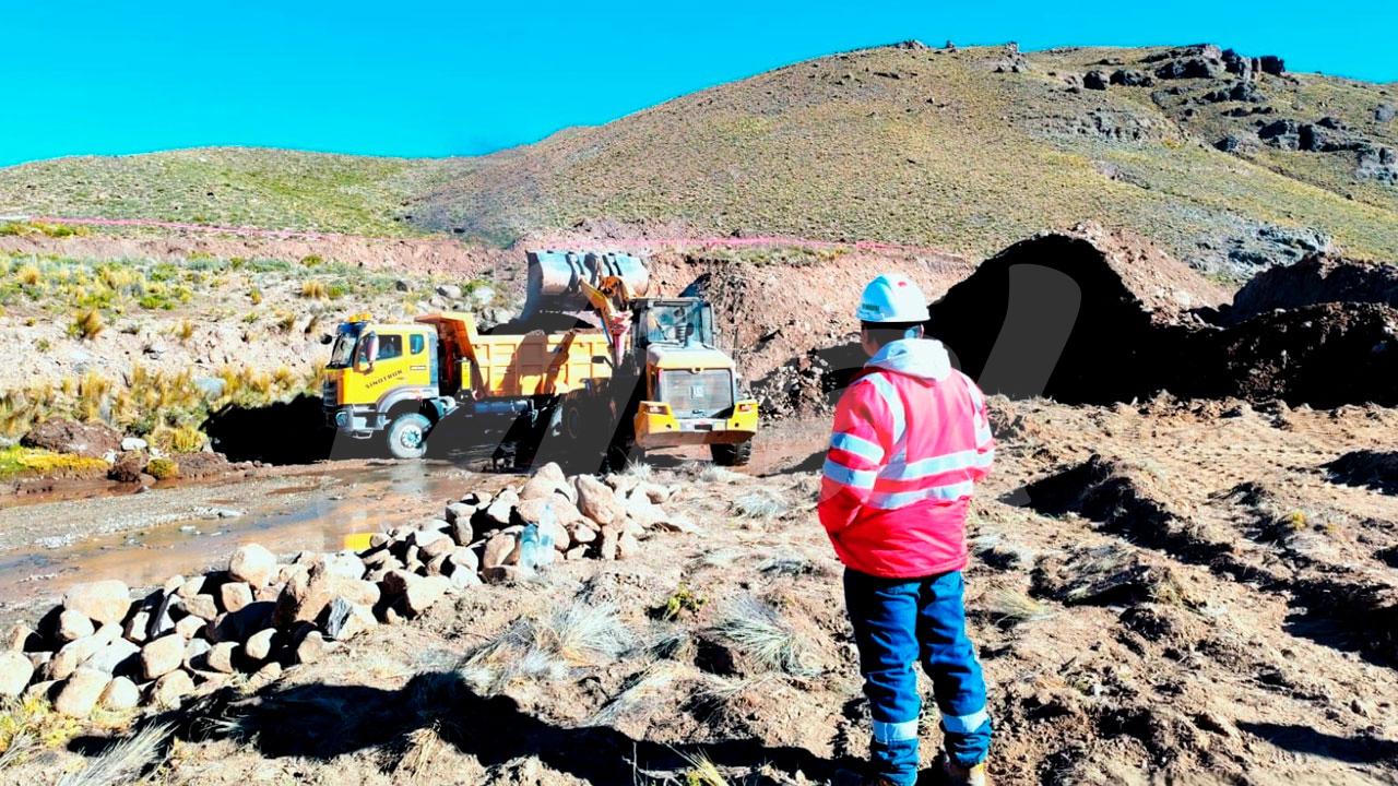 Moquegua: avanza obra en Chirimayuni