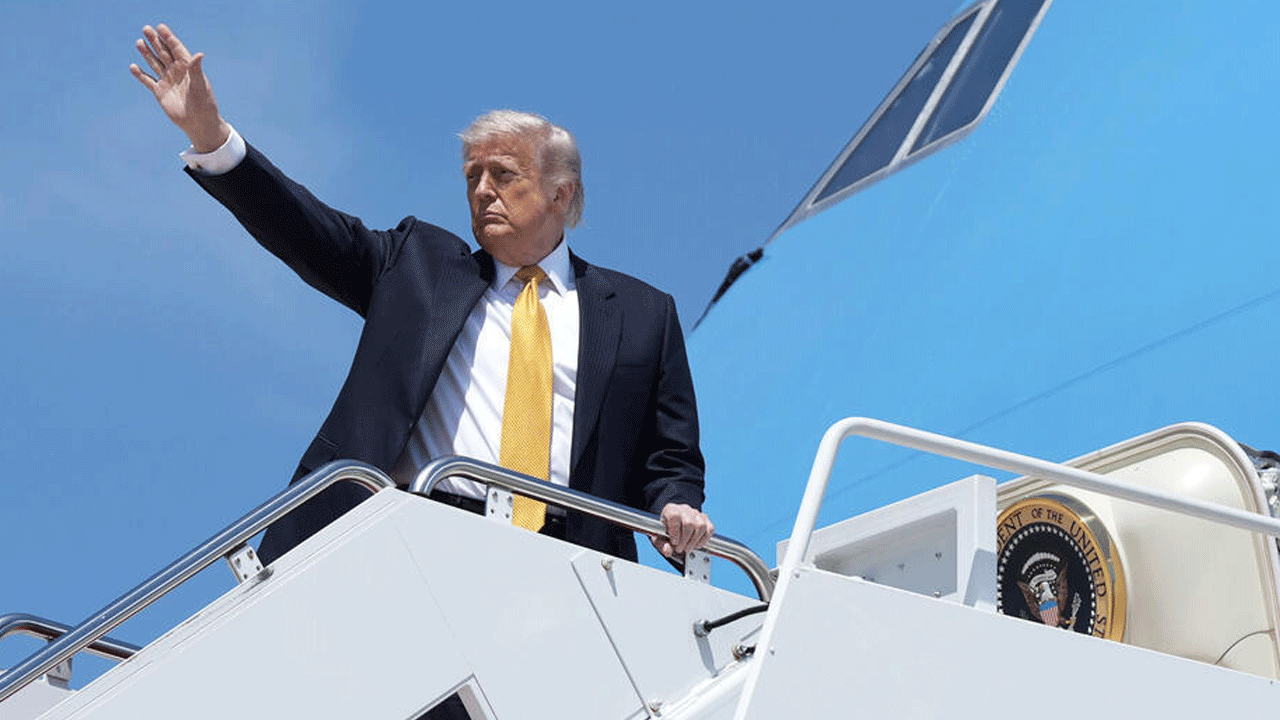 Donald Trump llegó a Pekín en medio de expectativa por nueva reunión con China