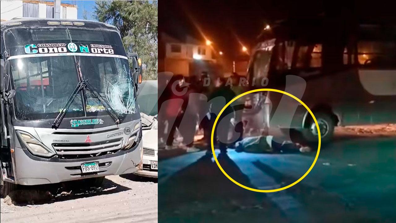 Bus atropella y mata a padre de familia en Arequipa: ocho hijos quedaron en la orfandad