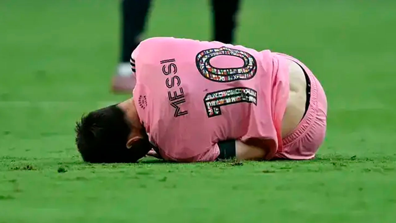 Messi genera preocupación tras salir lesionado en triunfo del Inter Miami